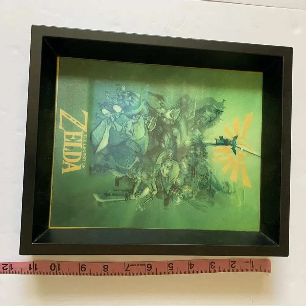 The Legend of Zelda 3D Shadow Box Art | 9.5 x 11.5 x 2 in